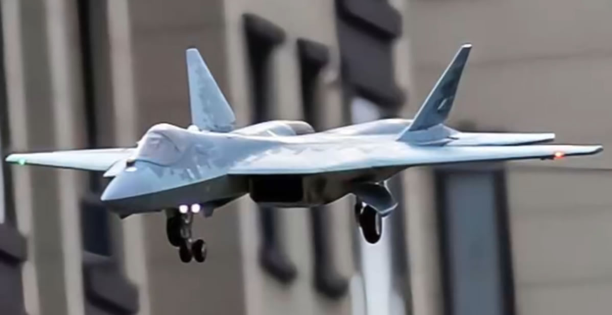 FlyFans Su-57 twin 70mm EDF PNP jet